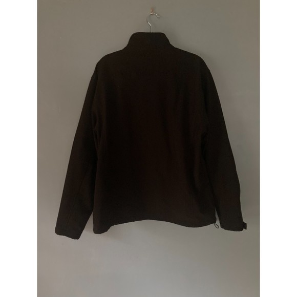 GH Bass Earth men's black zipper jacket adjustable waist & cuffs size x-large - Picture 5 of 6